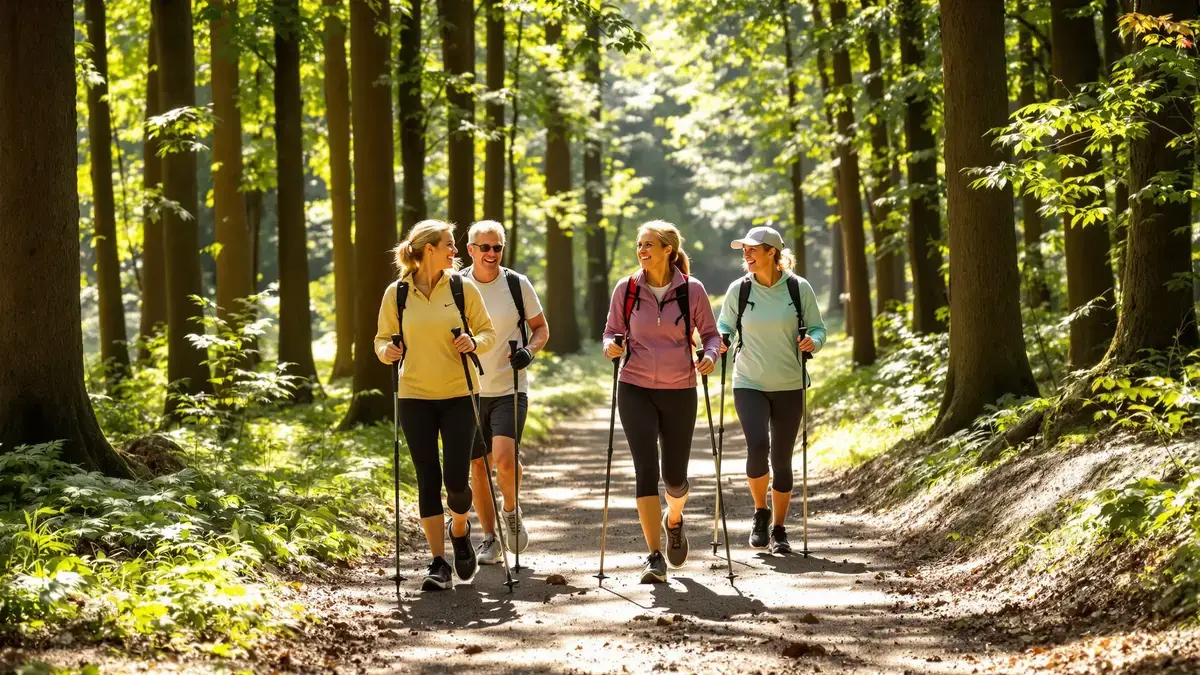 La camminata nordica conquista come attività fisica completa e piacevole all’aria aperta