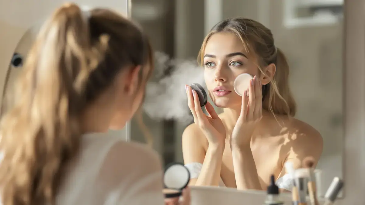 Cipria compatta opacizzante un trucco di bellezza comune che nasconde conseguenze inaspettate
