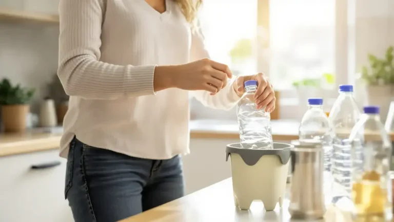 Gli esperti nella gestione dei rifiuti sono chiari schiacciare le bottiglie di plastica prima di buttarle può ostacolare il riciclaggio e causare perdite evitabili