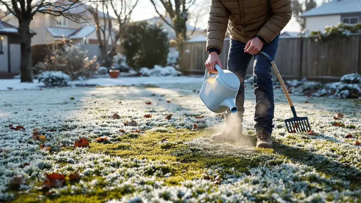 Gli esperti sono categorici l’irrigazione del prato in inverno con questo detergente elimina il muschio ma provoca conseguenze inaspettate